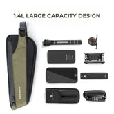 ROCKBROS Waterproof Bike Frame Bag 1.4L Top Tube Storage